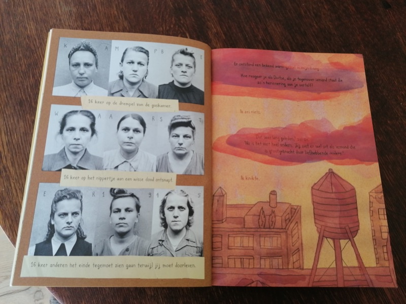 Pagina uit graphic memoir 'Heimat'