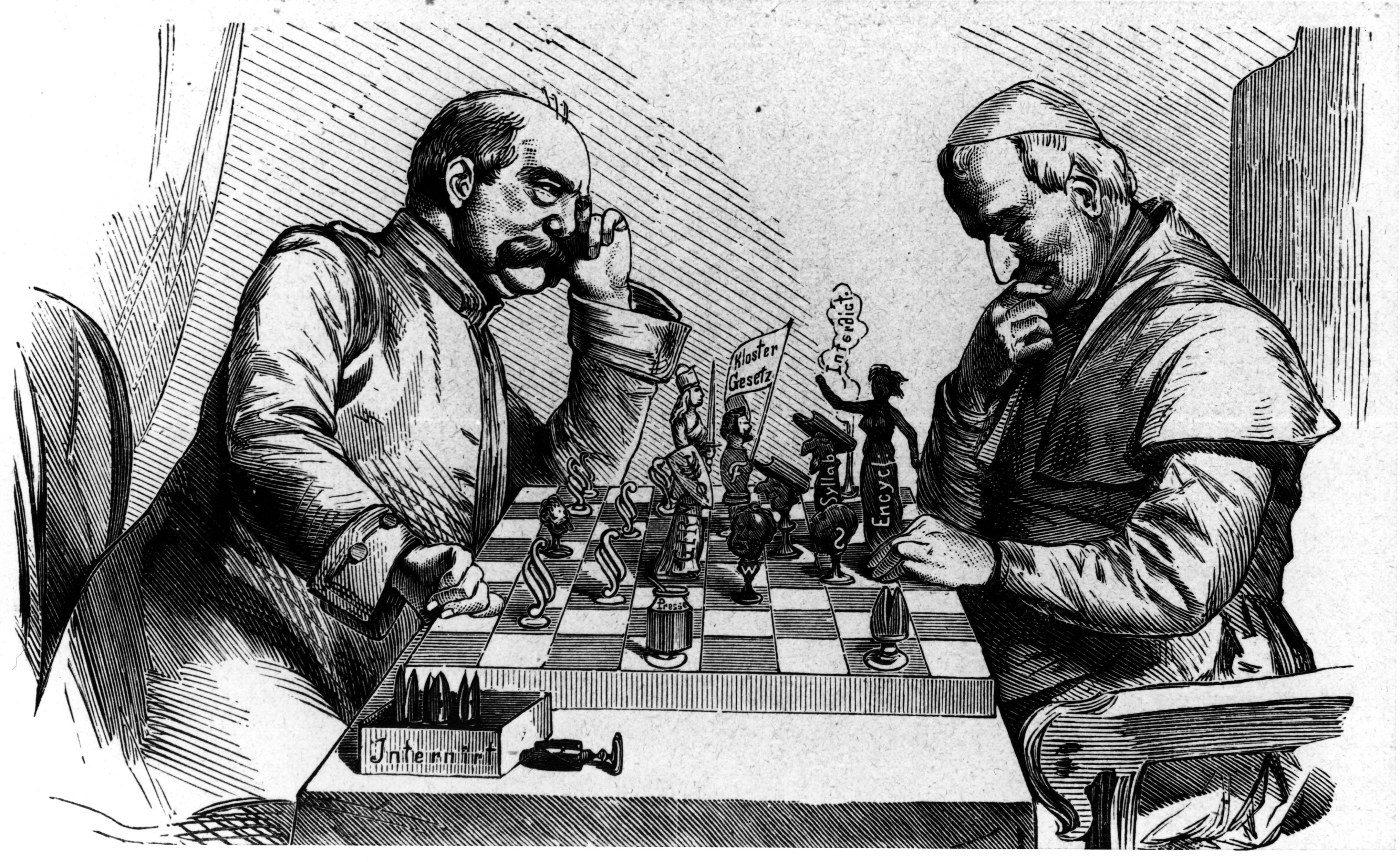 Bismarck en de katholieken: 'Kulturkampf'