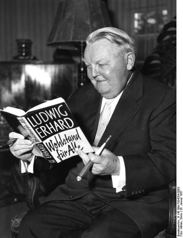 Nieuwe bondskanselier: Ludwig Erhard