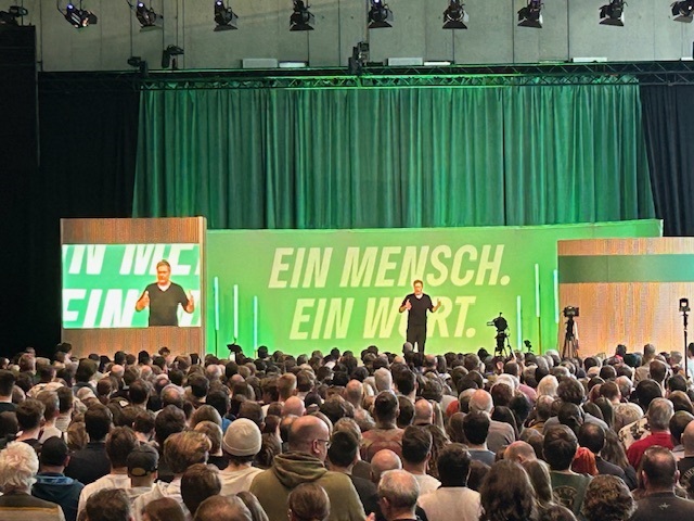 Habeck in Stuttgart. Foto: Kemal Rijken