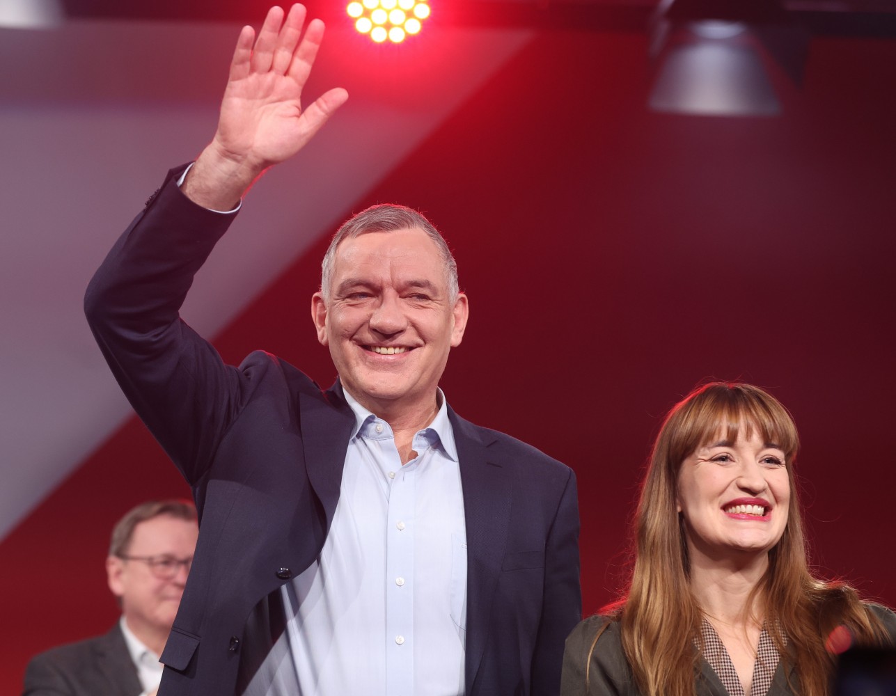 Heidi Reichinnek en Jan van Aken. Foto: Sandro Halank/CC