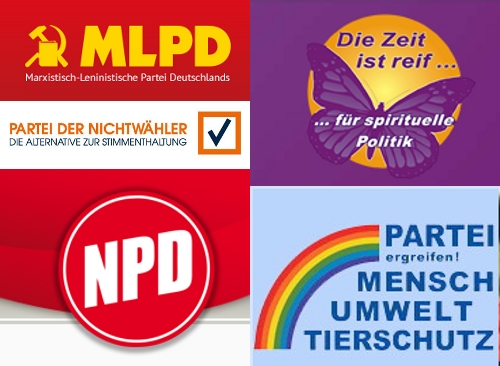 MLPD Violetten Tierschutz NPD Nichtwähler